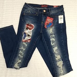 YMI Betta Butt Skinny Jeans Holes Distressed NWT